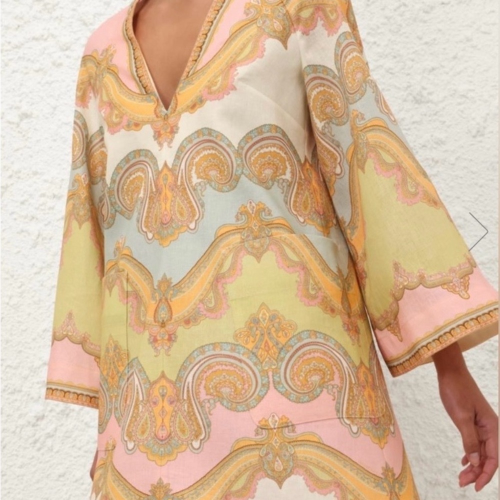 Zimmermann Paisley Mini Dress 0P - Picture 6 of 6